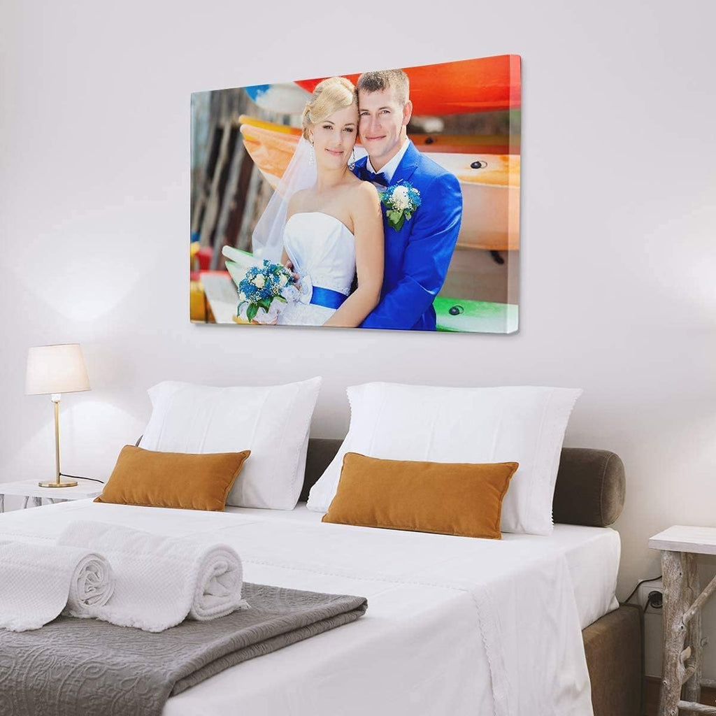 Your Image Canvas Art Print - Custom Photo to Canvas Wall Art | Framed for Bedroom, Office, Living Room (30"W x 40"H x 0.75"D)