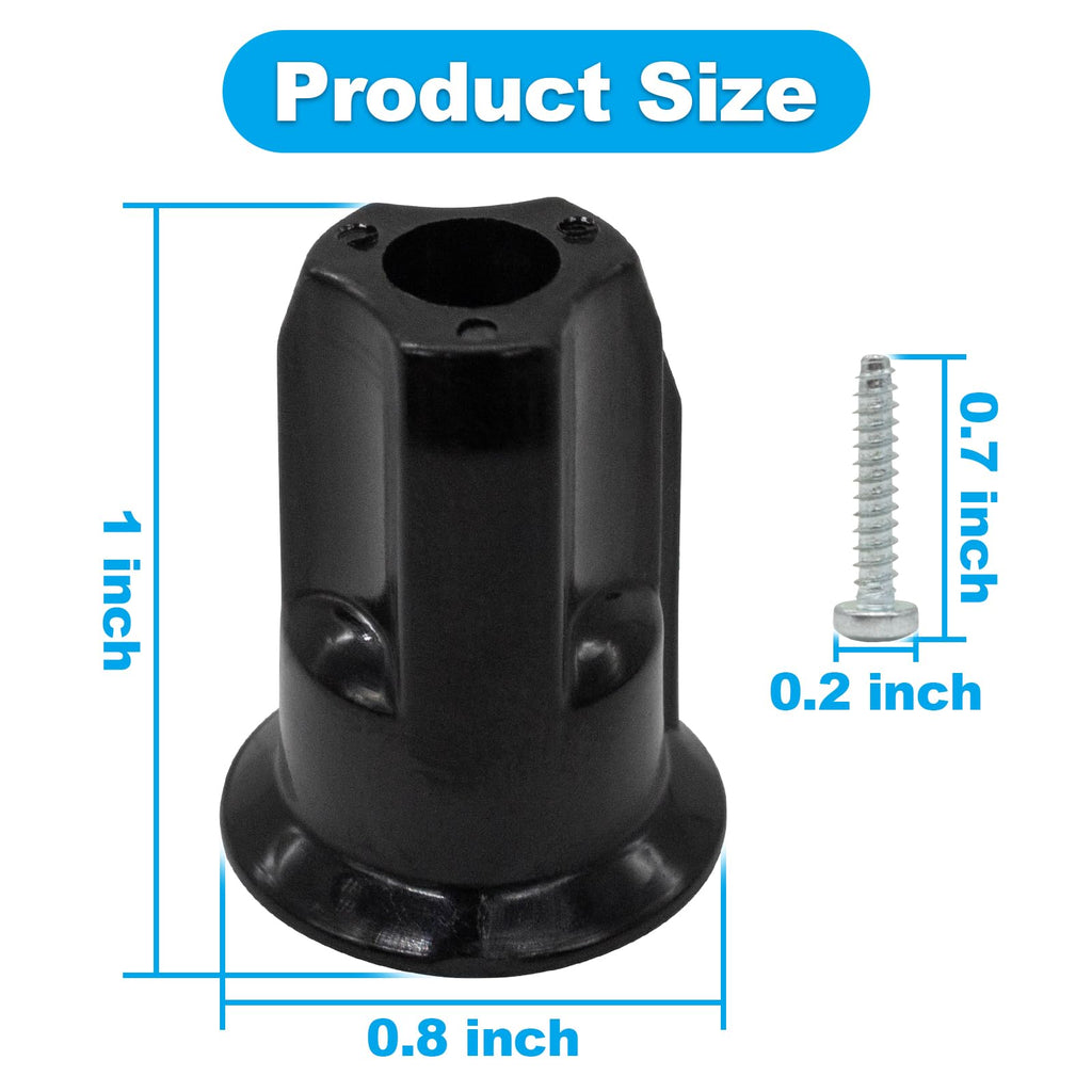 UP13 Big Ball Pair of Spindle to BRUSHBAR ADAPTORS + Screws Replacement for Dyson DC40 DC41 DC65
