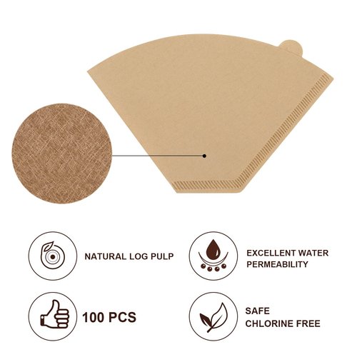 200pcs Disposable Coffee Paper Filters for Cuisinart Coffee Maker