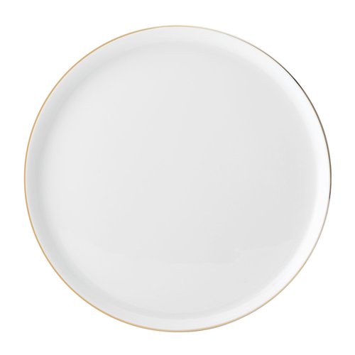 Mikasa Samantha Gold Bone China Chip Resistant 12 Piece Dinnerware Set, Servie for 4