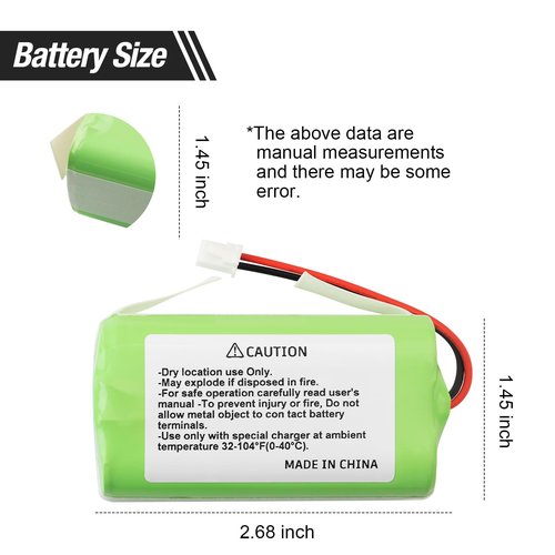 Replacement for Shark Ninja Battery RVBAT850 RVBAT85004 RVBAT85005 EZ AV911S RV910S RV912S RV915S RV9122S1US RV9156WXUS RV9905VXUS RV9133S RV9133S1US RV2002WD AV2610WA RV2610WA RV2410WD RV2520 Robot