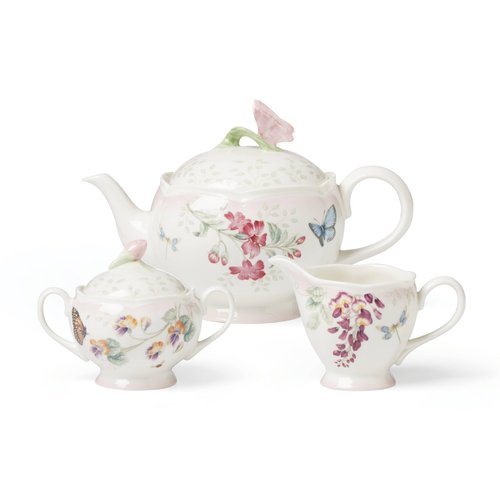 Lenox 897102 Butterfly Meadow Pink Ombre 5-Piece Tea Set
