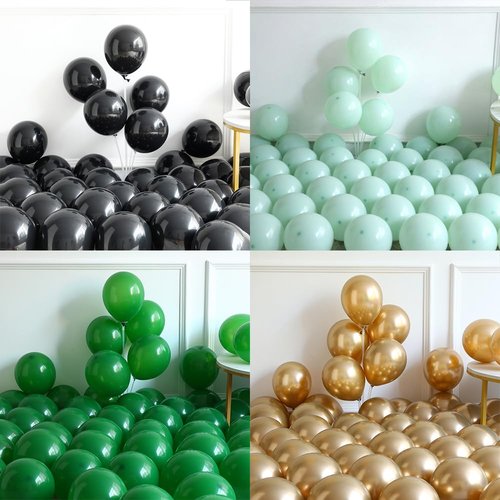 150Pcs Dollar Balloon Arch Kit, Green Metallic Gold Black Balloons with Dollar Foil Balloons for Birthday Money Theme Casino Anniversary Poker Night Party Decorations