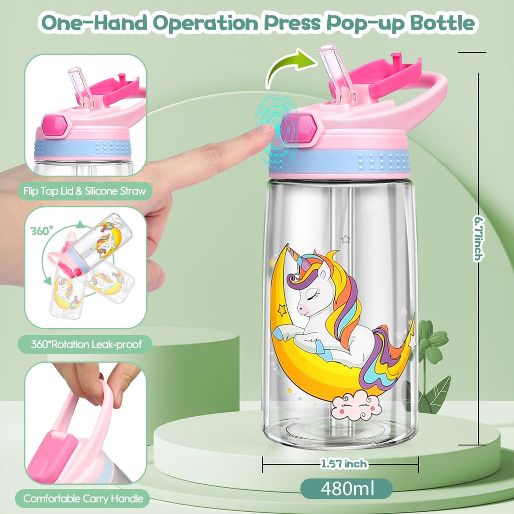 30Pcs Bento Box for Girls,Insulated Unique Lunch Bag Set 4 Compartments Lunch Box with Accessories Ice Pack Water Bottle Silicon Cap Spoon Fork Salad Container for Lunch Kids School Supplie,Green