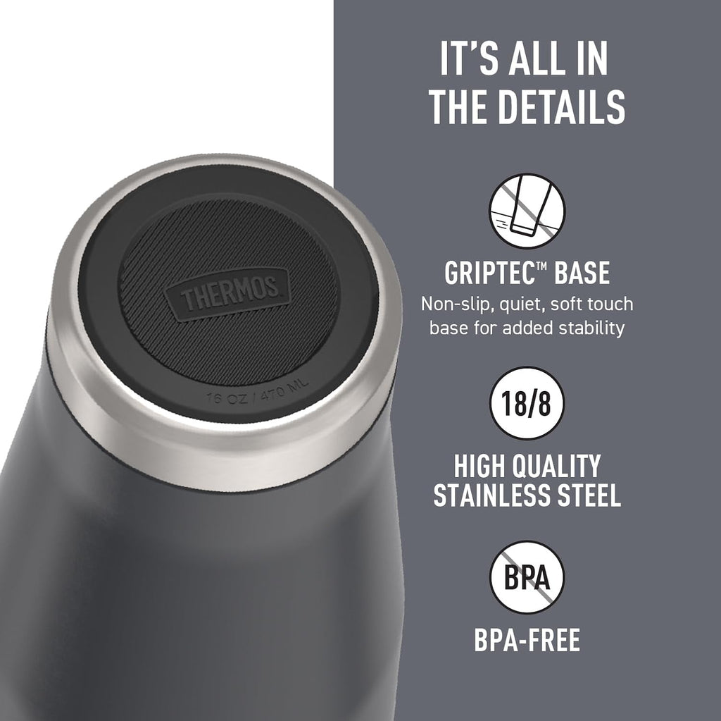 THERMOS Icon Series - Stainless Steel Mug with Granite Finish | 16 oz Capacity