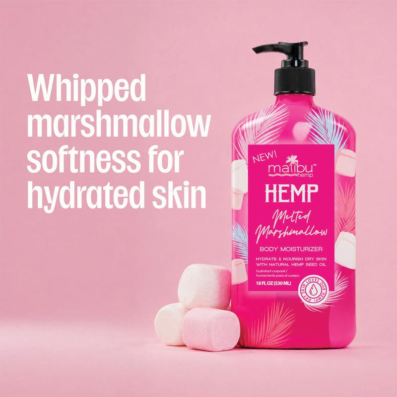 Melted Marshmallow Hemp Seed Oil Body Moisturizer - 18oz