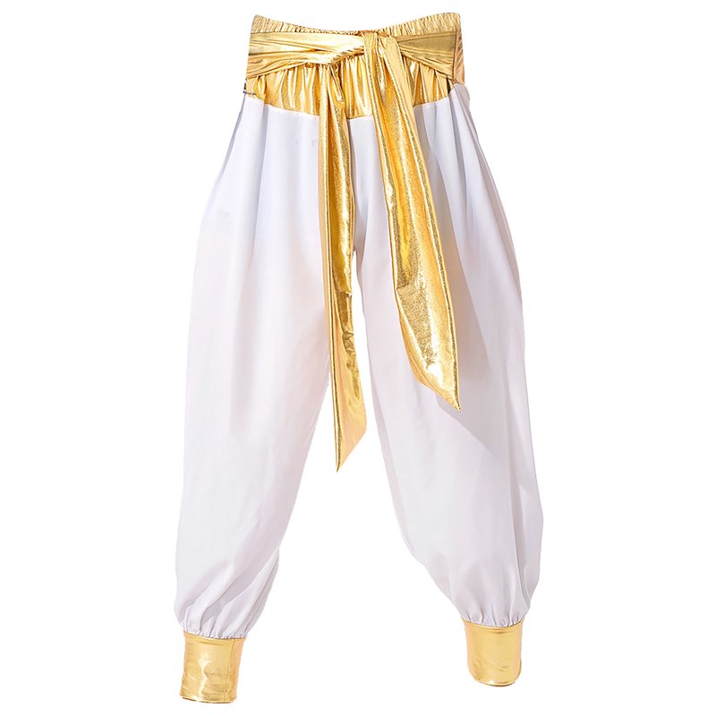 Men's Arabian Prince Costume Set - Royal Blue & White, Large