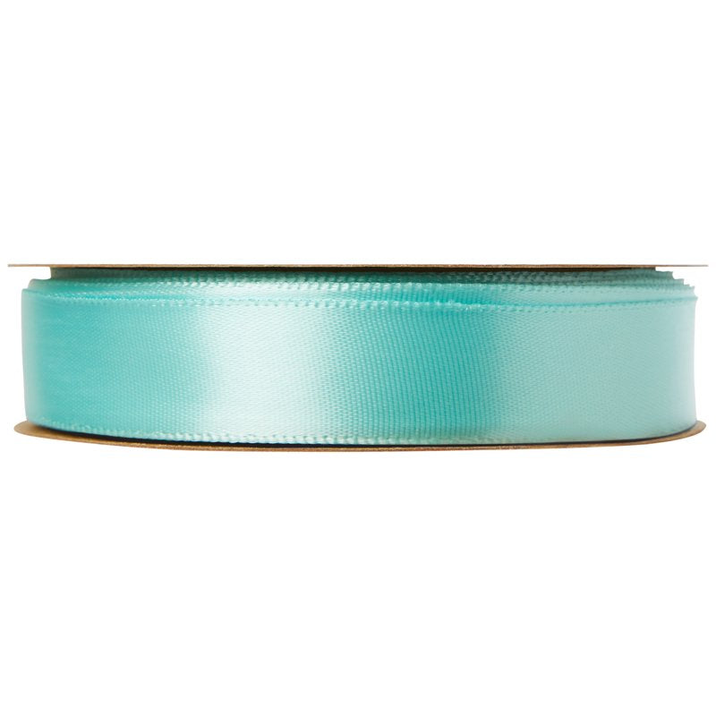 (4 Pack) Offray Aqua Blue Satin Ribbons 5/8 Inch for Crafts & Sewing - 18 Feet Each
