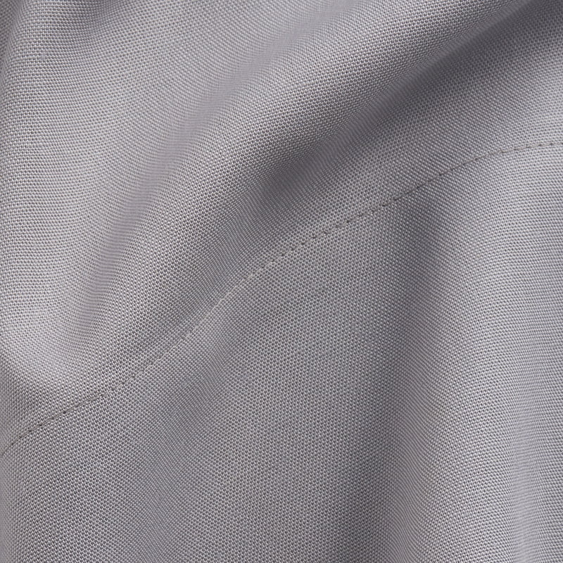 Queen Gray Lyocell Linen Blend Bed Sheet Set - Hotel Style 4-Piece