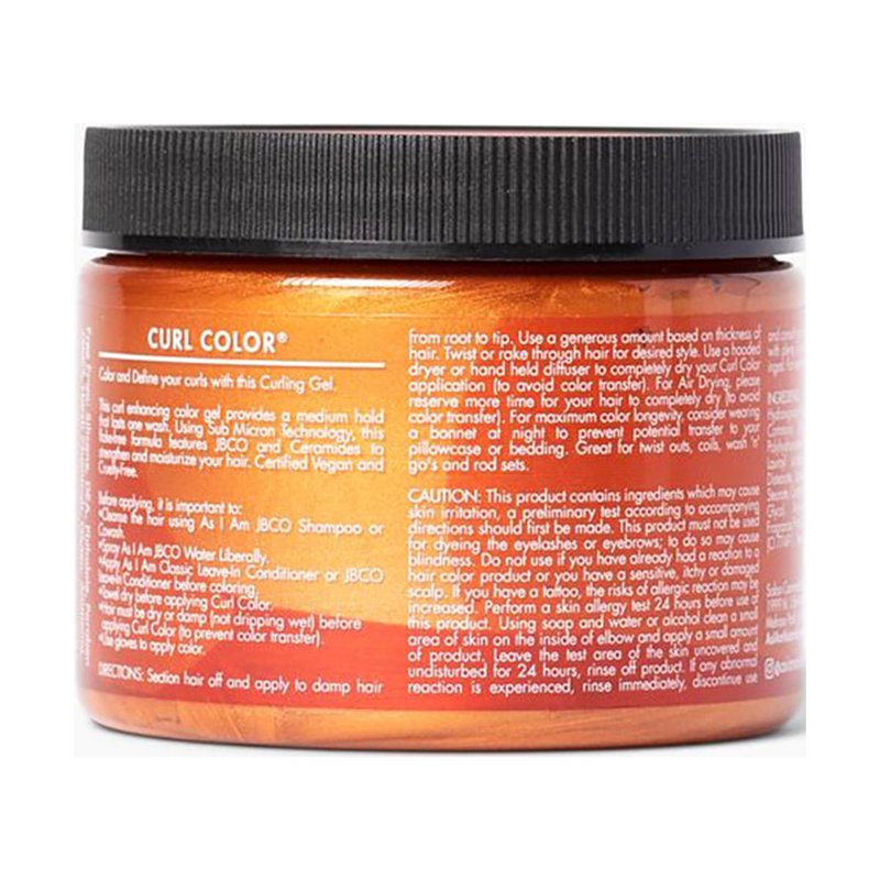 Temporary Curl Color Gel for Natural Hair - Moisturizing & Strengthening