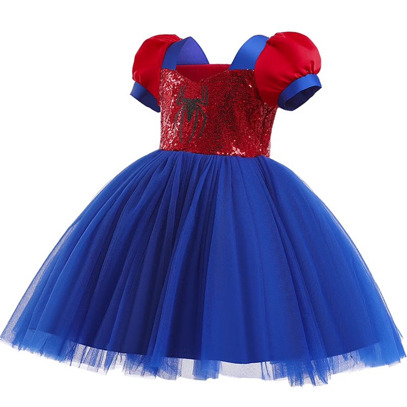 Toddler Girl Halloween Costume Dress Set 1-2T with Accessories - Red