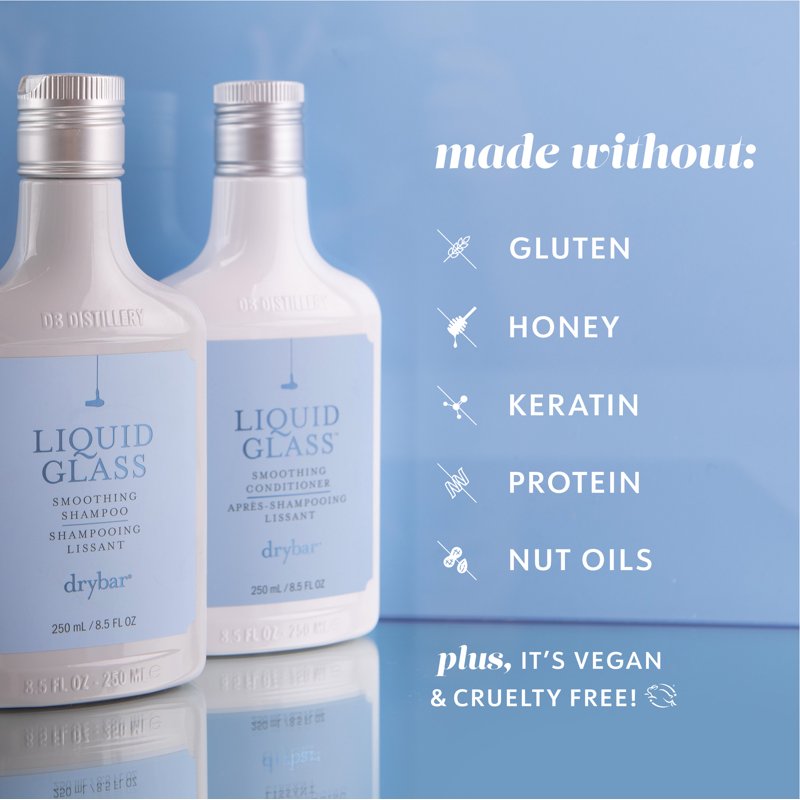 Liquid Glass Smoothing Hair Conditioner - Vegan Keratin & Murumuru Butter