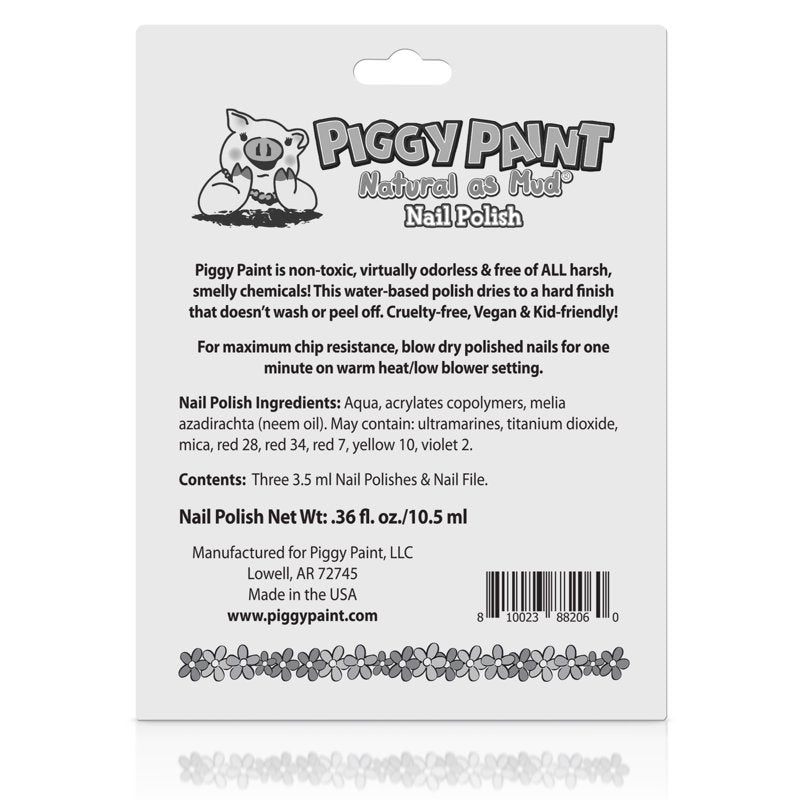 Non-Toxic Nail Polish Kit for Kids - Water-Based & Kid-Safe Formula