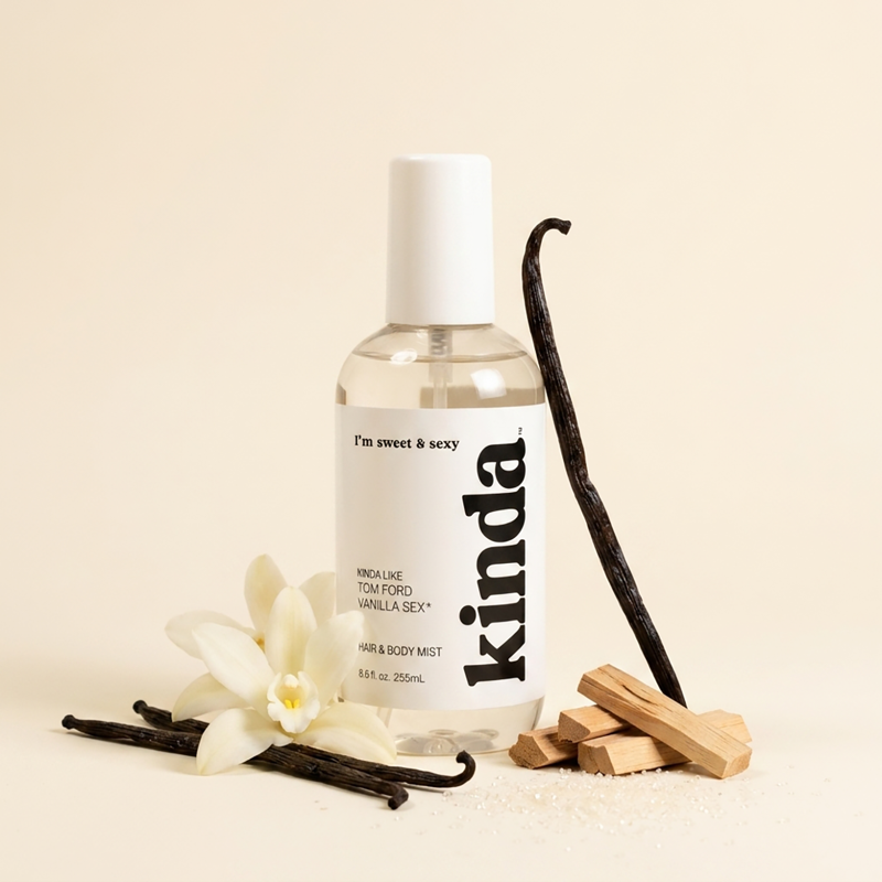 Amber Vanilla Hair and Body Mist - Long-Lasting Fragrance Spray 8.6 fl oz