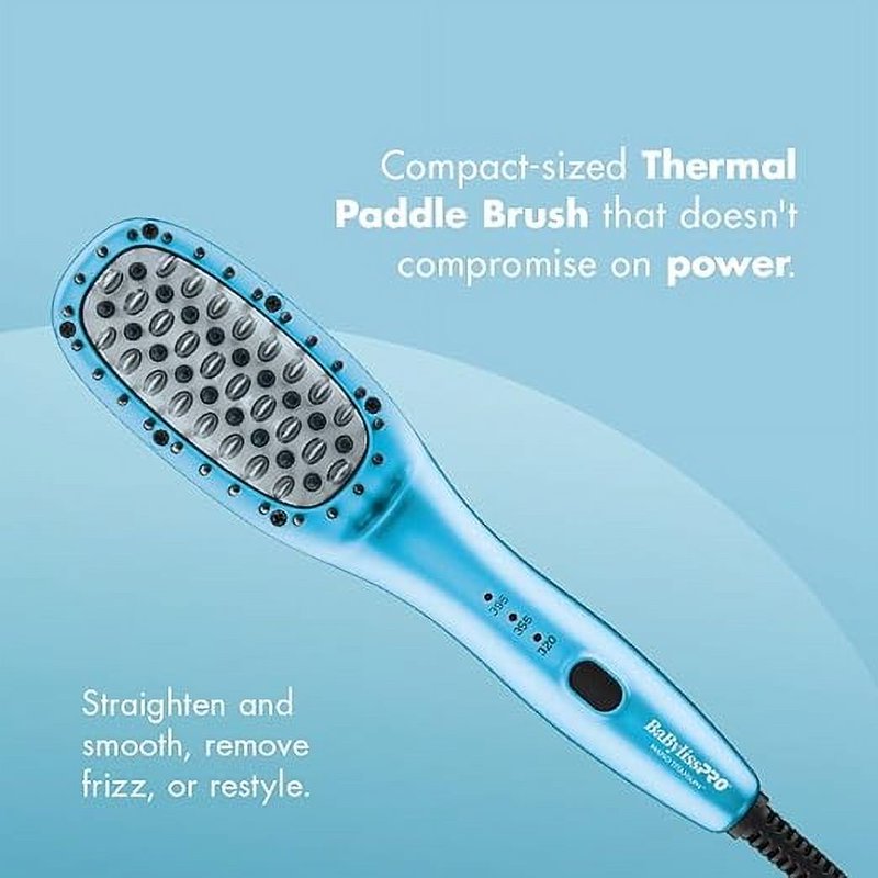 Nano Titanium Compact Thermal Paddle Brush - Single Pack