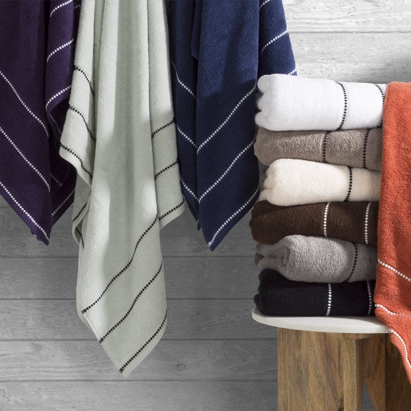 Purple Luxury Cotton Bathroom Towels Set - Quick Dry 2-Piece Somerset Home