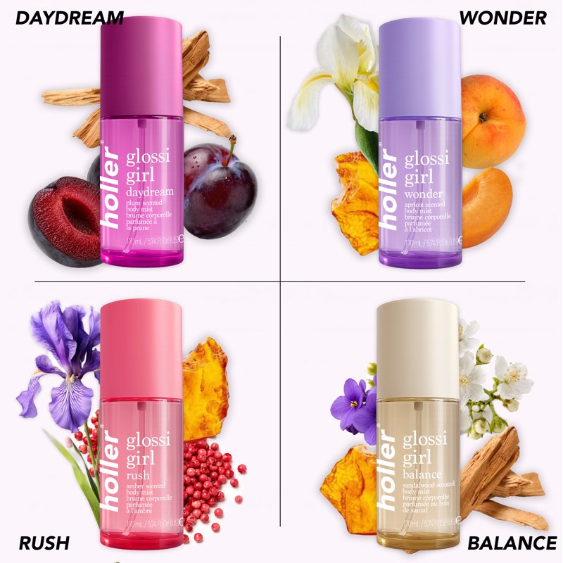 Glossi Girl Fragrance Body Mist - Lightweight Daily Scent, 5.74 fl oz