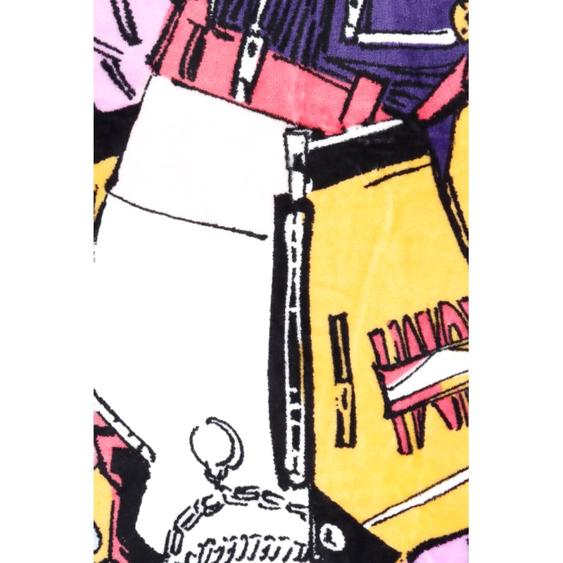 Kids Silk Touch Blanket - KPOP Demon Hunters Huntirx Trio, Purple, 62 x 90 Inches
