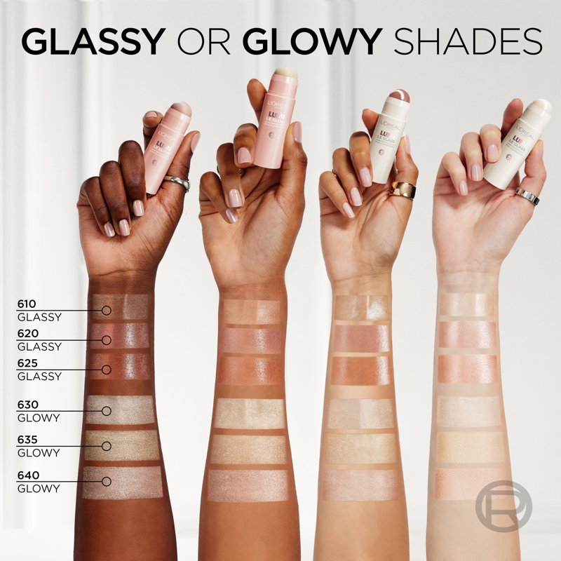 Luminous Satin Highlighter Stick - Buildable Radiant Face Glow