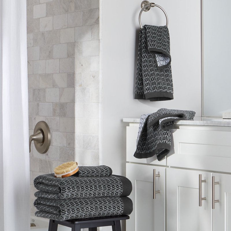 Better Homes & Gardens Signature Soft Cotton Mélange Bath Towel - Gray Shadow, Variation of THIS listing