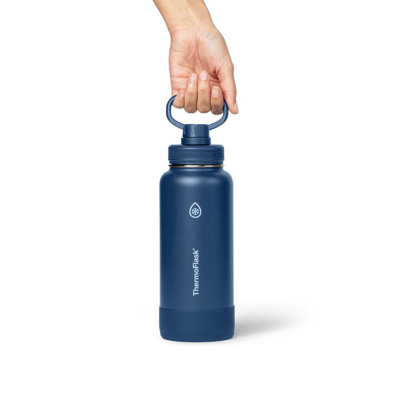 Insulated Stainless Steel Water Bottle - 32 oz, Navy