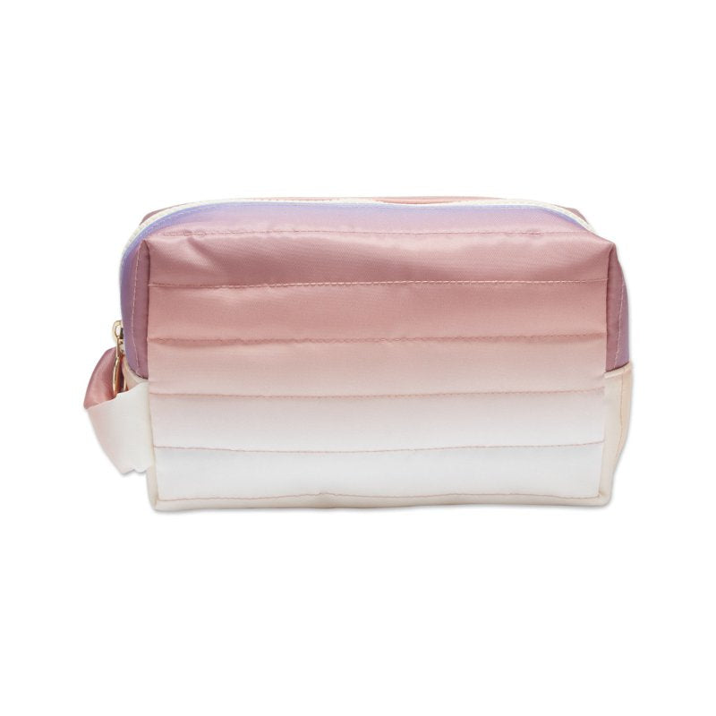 Coral Ombre Quilted Organizer Bag - Travel Essentials