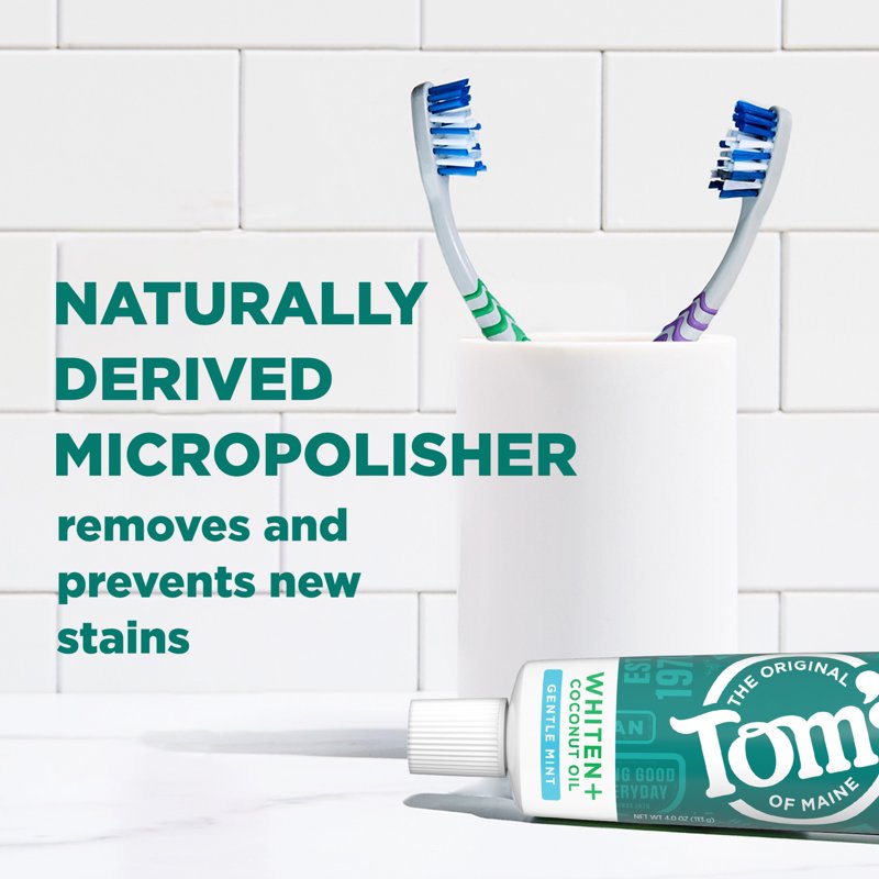 Natural Coconut Oil Toothpaste, Fluoride Free, 4 oz