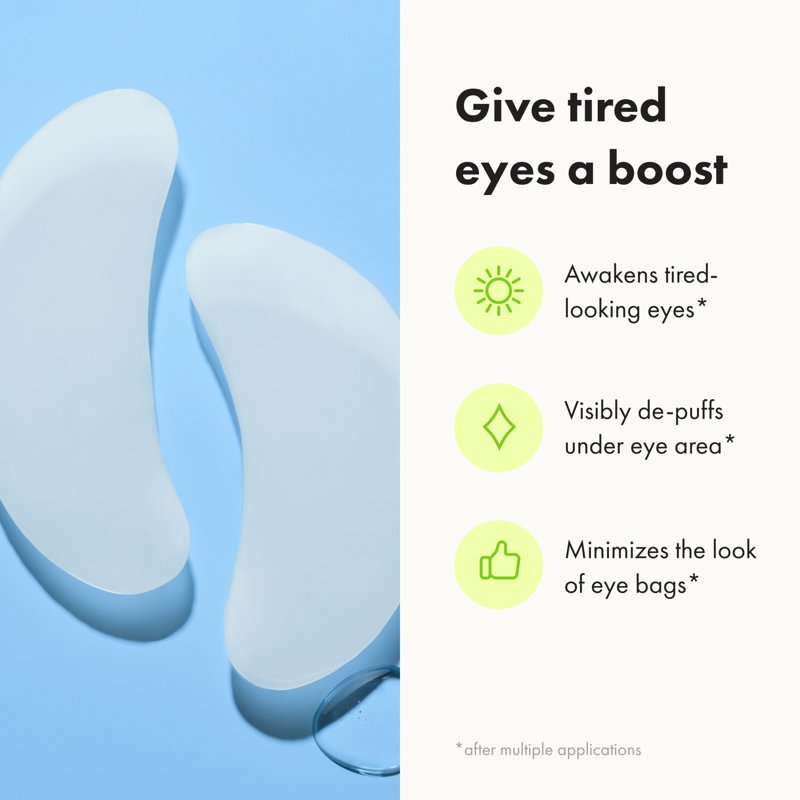Cooling Hydrogel Eye Patches for Tired Eyes - 6 Count