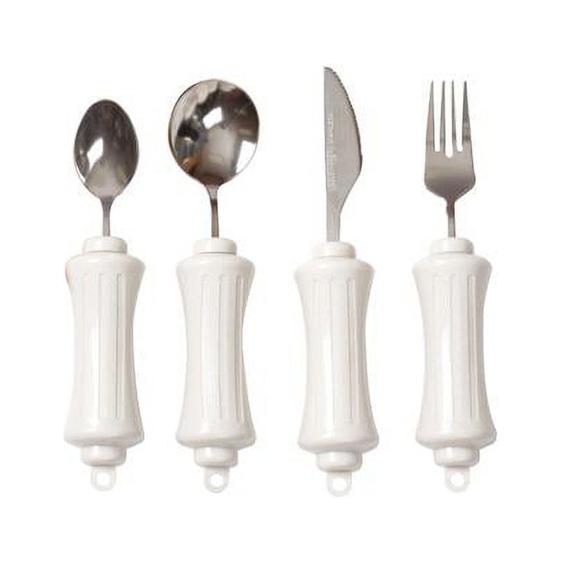 Built-Up Handle Stainless Steel Fork - Eating Aid Utensil 1