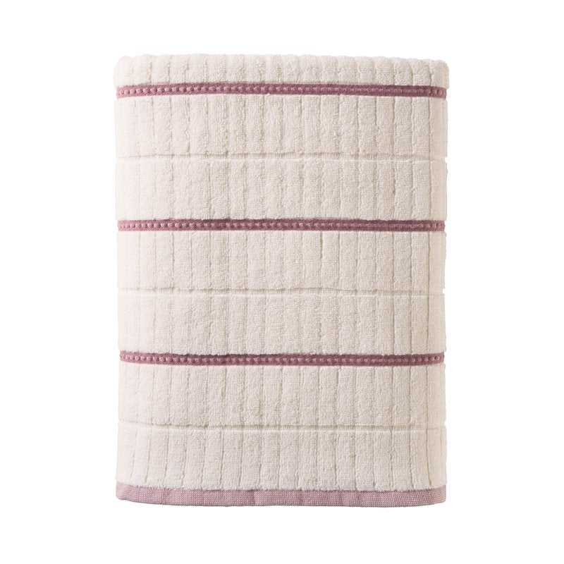 Better Homes & Gardens 4-Piece Textured Cotton Bath Towel Set - Violet Gem