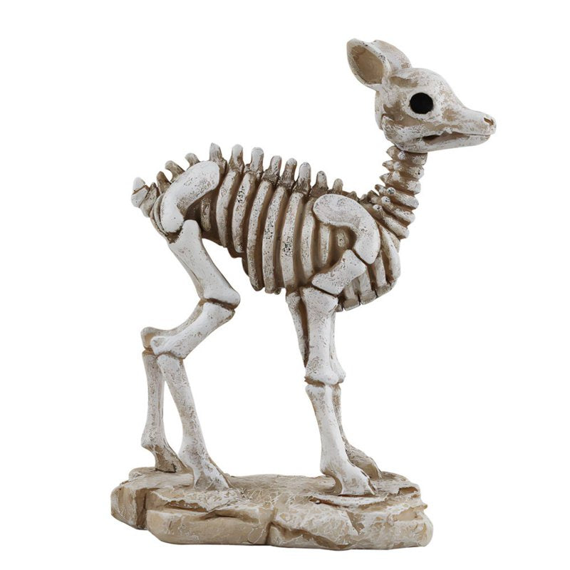 InsCrazy Deer Skeleton Halloween Decoration - Outdoor Yard Prop with Antlers - Z-A Variation