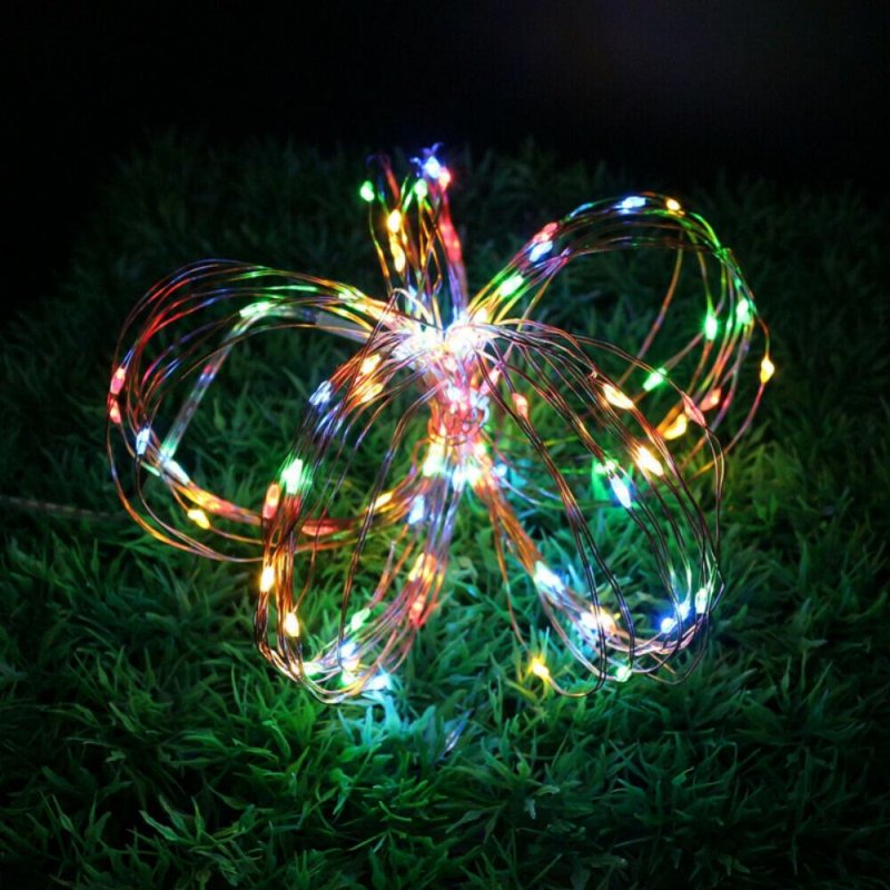 Colorful 32ft Waterproof LED Fairy String Lights with Remote Control