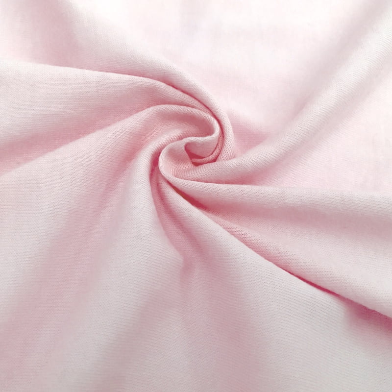 Pink Cotton Jersey Cradle Sheet - Fitted 18x36 Inches for Baby Bassinet
