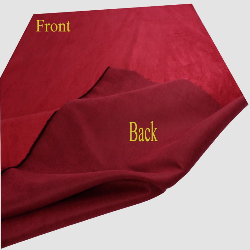 Lipstick Microsuede Fabric by The Yard - 58" Width, Soft & Durable, Lipstick Variation