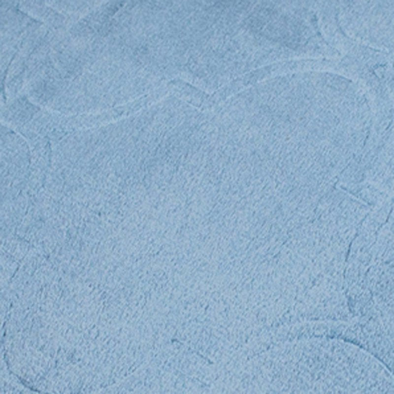 King Blue Summer Ogee Velvet Plush Blanket - Hot-Pressed Luxury Bedding