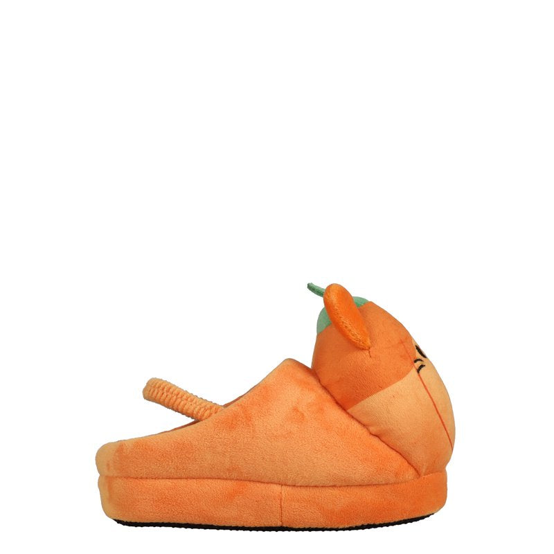 Toddler & Kids Halloween Cam the Cat Pumpkin Slippers - Orange, 9/10 Variation