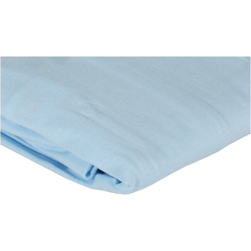 Mini Crib Sheet Blue 100% Cotton Jersey Fitted Mattress Cover for Baby