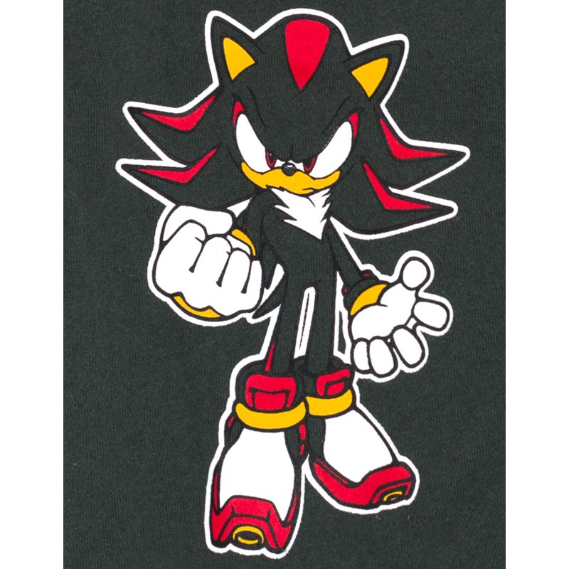 Kids Sonic the Hedgehog Fleece Hoodie - Shadow Charcoal, Size 10-12