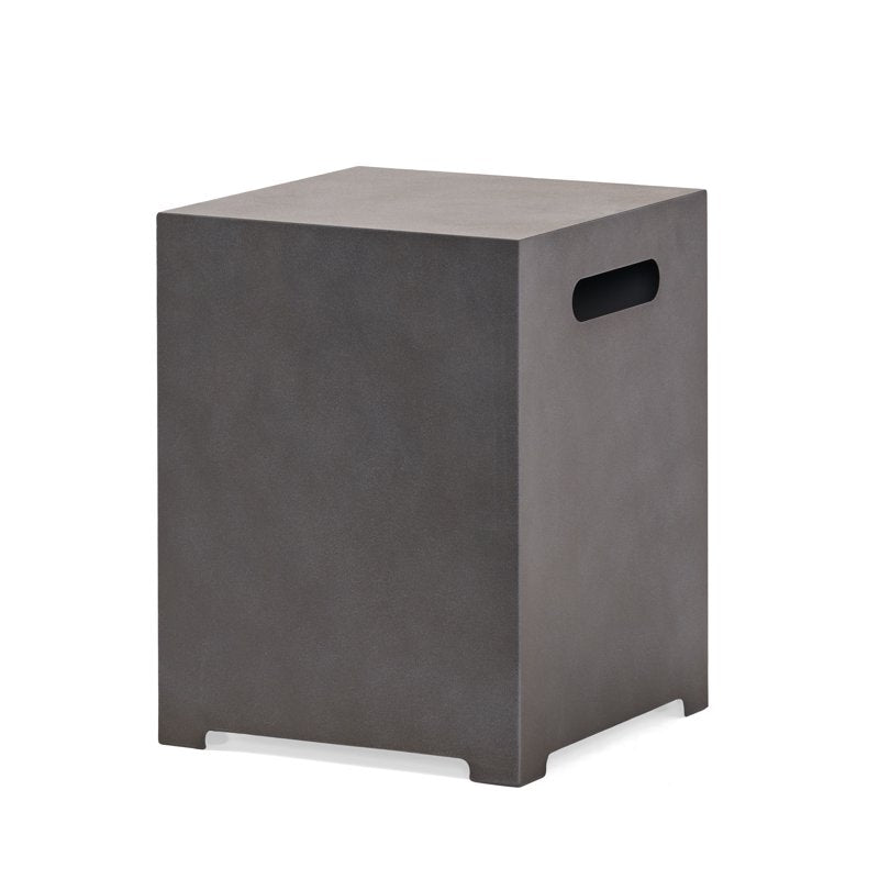 Metal Outdoor Tank Holder Side Table - Multiple Finishes