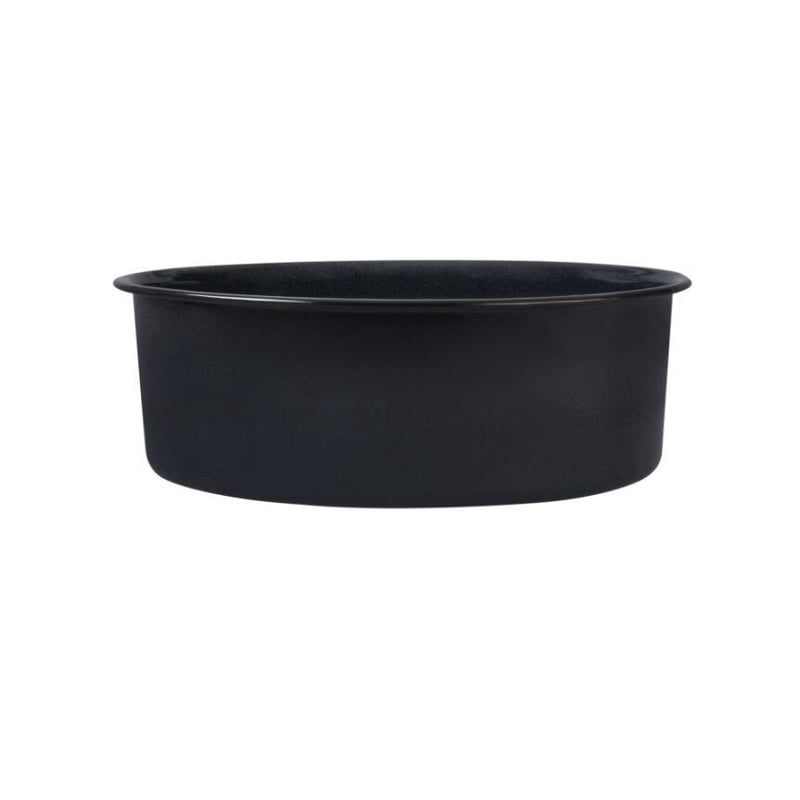 10-Inch Enamel Cake Pan - 2 Pack, Gray