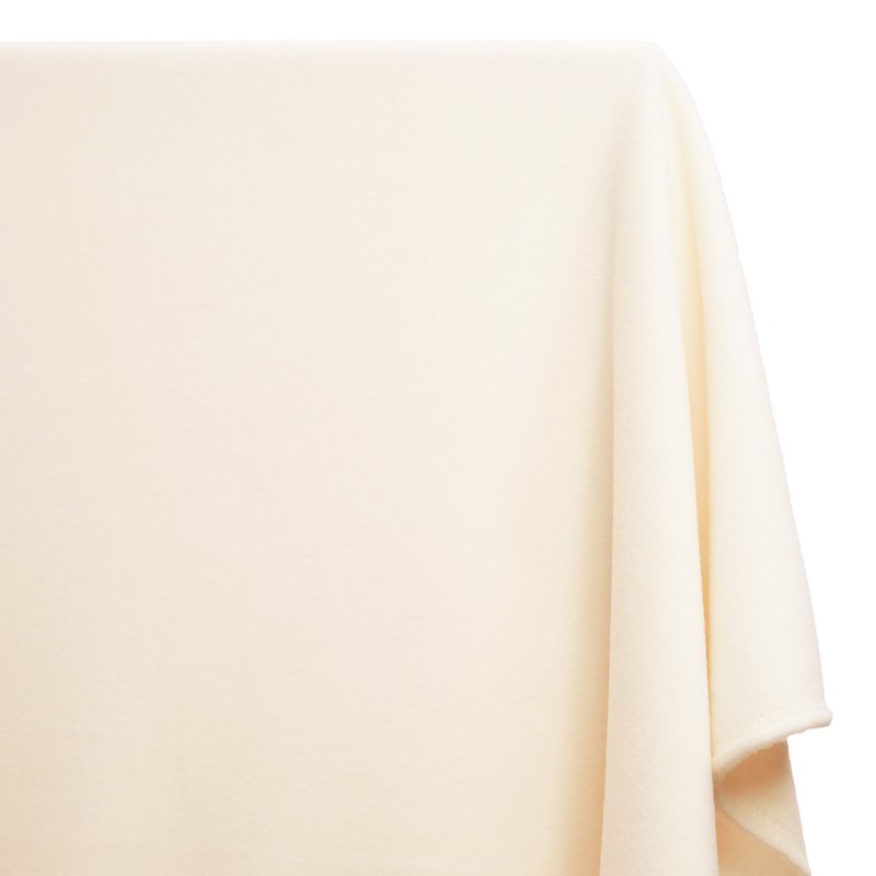 Polar Fleece Fabric by the Yard - 60 Inch Soft Anti-Pill Polyester for Blankets & Apparel — Beige, 5 Yards