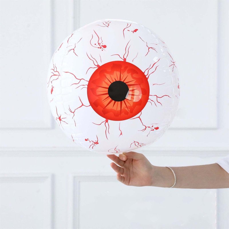 Water-Resistant Inflatable Halloween Eyeball Decor for Indoor Outdoor Party Garden