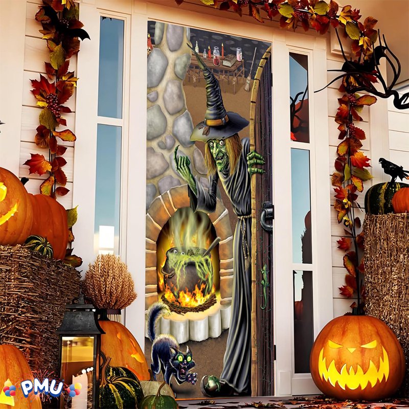 Halloween Witch's Brew Door Cover - 30x60 Inches, Pkg of 1, Witch's Brew Variation