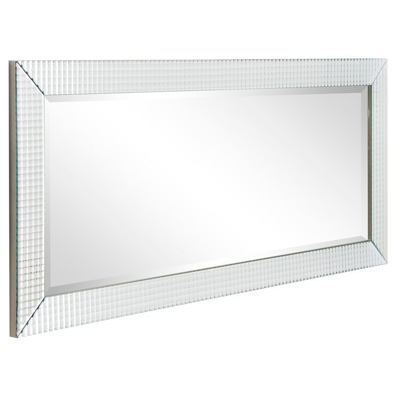 Rectangle Wall Mirror 24x54 Inches Beveled Glass Modern Decor - Empire Art