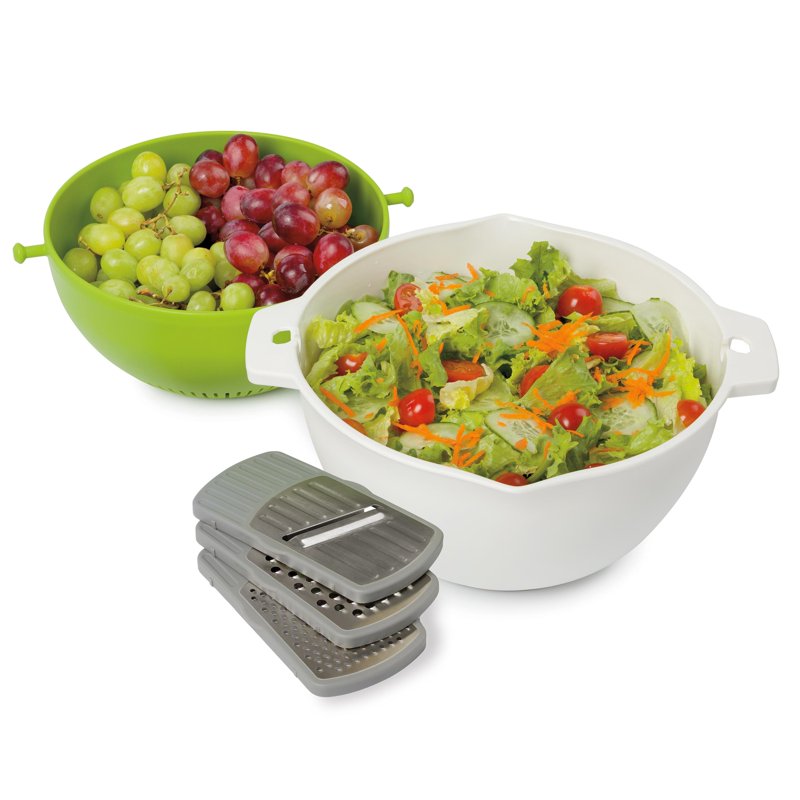 7-in-1 Multi-Function Colander Set with Grating Inserts