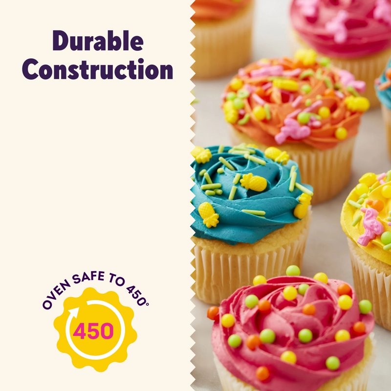 Non-Stick Cupcake Pan - 12-Cup Bakeware for Easy Baking