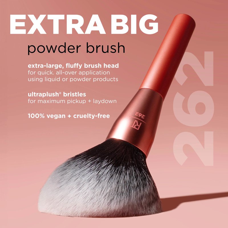 Extra Large Fluffy Powder Makeup Brush for Face and Body
