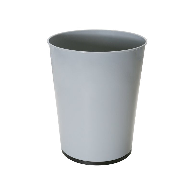 Iron Trash Can 2 Pack - Grey Bathroom Wastebasket