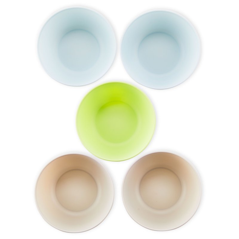 BPA-Free Baby Feeding Bowls - Pack of 5, Multi Colors - Single