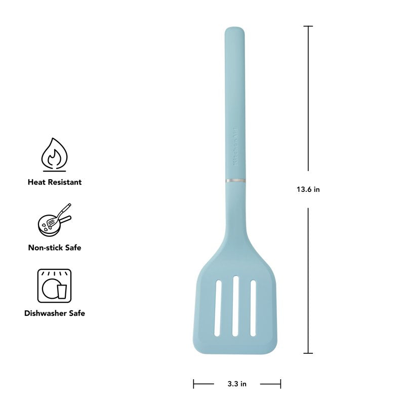 3-Piece Cooking Utensils Set with Ergonomic Handles - Mineral Water